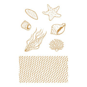 COUTURE CREATIONS Stamp Set -Seaside elements - Seaside Girl Collection